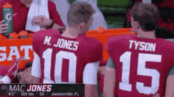 Mac Jones With Tyson GIF