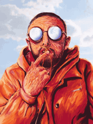 Mac Miller Circles Painted GIF