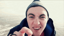 Mac Miller Poking Camera GIF