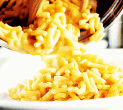 Mac N Cheese In Plate GIF