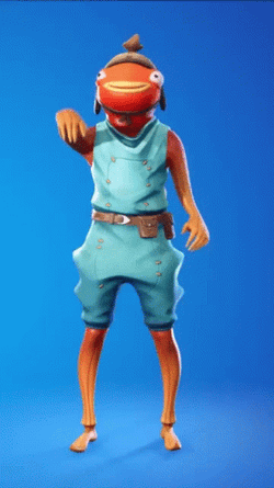 Macarena Dancing Fortnite Fishstick GIF