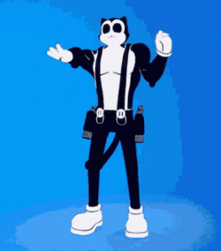Macarena Fortnite Toon Meowscles Dancing GIF