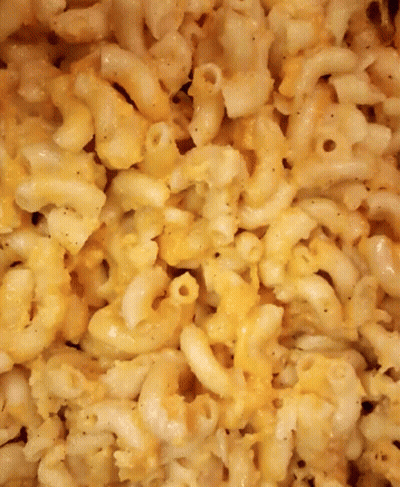 Macaroni And Cheese With Holes GIF