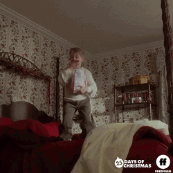 Macaulay Culkin In Bed Buzz Your Girlfriend Woof GIF