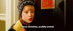 Macaulay Culkin Merry Christmas Buzz Your Girlfriend Woof GIF