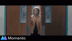 Macgruber Pushing Door While Talking GIF