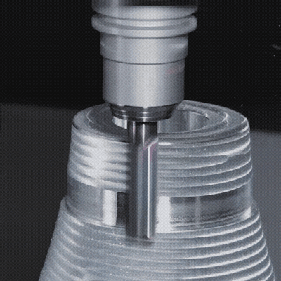 Machine Cutting Plastic Cup GIF