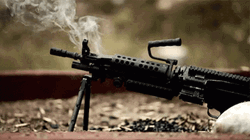 Machine Gun Smoke GIF