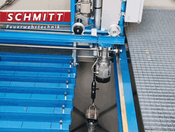 Machine Lifting Fire Hose GIF