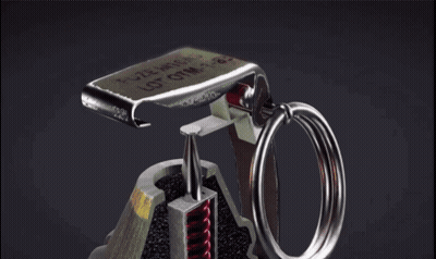 Machine With Red Candle GIF
