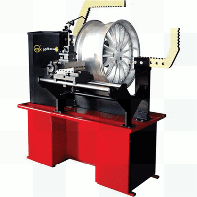 Machine With Wheel Saying Koni GIF