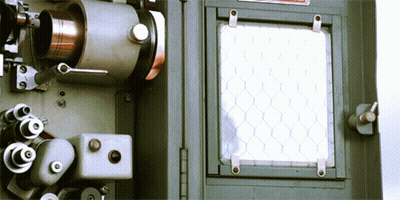 Machine With Window Saying A GIF
