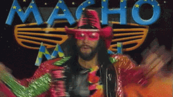Macho Man Boom Oh Yeah  GIF