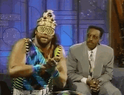 Macho Man Down Again  GIF