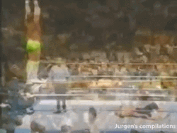 Macho Man Flying Touch Down GIF