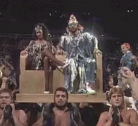 Macho Man Illuminating Gown  GIF
