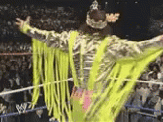 Machoman Randy Savage Spinning Inside Ring GIF