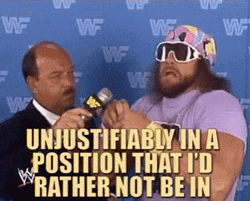 Machoman Randy Savage WWF Interview GIF