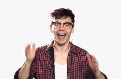 MacKenzie Bourg Freaking Out GIF