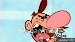 Mad Forgan Showing His Disgusting British Teeth GIF