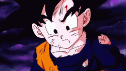 Mad Goten Thinking GIF