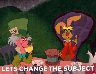 Mad Hatter And Rabbit From Alice In Wonderland GIF