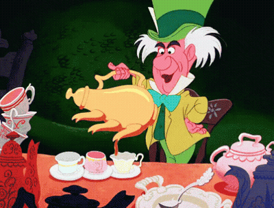 Mad Hatter Pouring Tea Into Cup