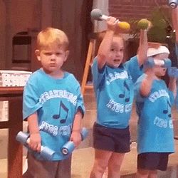 Mad Kid Doesn't Wanted To Work Out GIF