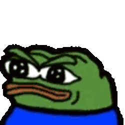 Mad Pepe Sticker GIF