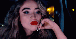 Mad Sabrina Carpenter Looking Around GIF