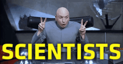 Mad Scientist Austin Powers Dr. Evil Air Quote GIF