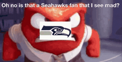 Mad Seahawks Fan GIF