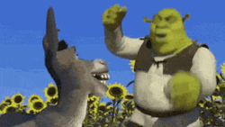 Mad Shrek Explaining To Donkey GIF