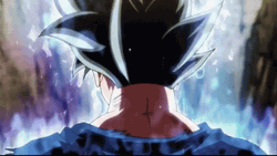 Mad Son Goku Ultra Instinct Saiyan God Form GIF