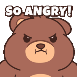 Mad Upset Sticker GIF