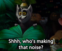 Madagascar Lemur Shh GIF