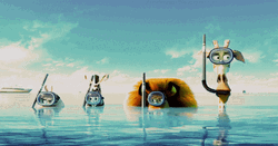 Madagascar Underwater Spies GIF