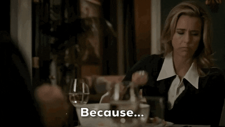 Madam President Elizabeth McCord In Table GIF