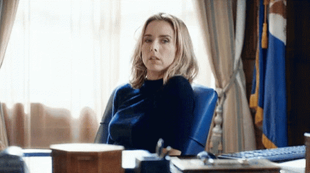 Madam President Elizabeth McCord Looking Stressed GIF