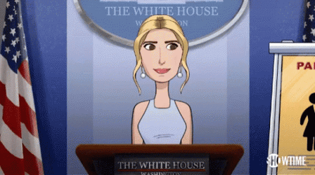 Madam President On Podium Applause GIF