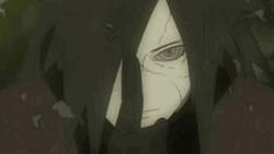 Madara Uchiha Floating Rocks GIF