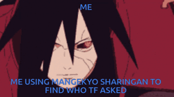 Madara Uchiha Mangekyo Sharingan Naruto Meme