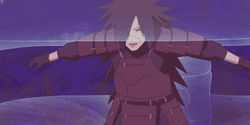 Madara Uchiha Releasing Fire Power GIF