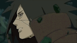 Madara Uchiha Speaking Sideways GIF