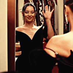 Maddy Perez Alexa Demie Black Dress GIF