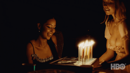 Maddy Perez Birthday Candles Euphoria GIF