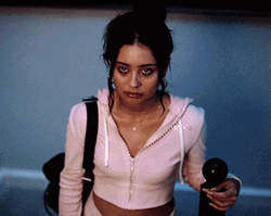 Maddy Perez Nonchalant Expression GIF