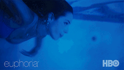 Maddy Tender Moments In Pool Euphoria GIF