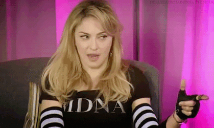 Madonna Gun In Mouth Finger GIF