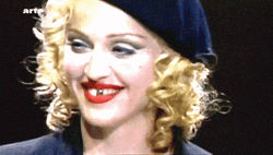 Madonna Having A Missing Tooth GIF